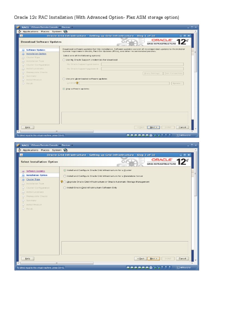 Oracle 12c RAC Installation Guide | PDF