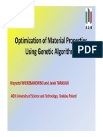 Optimization of Material Properties Using Genetic Algorithms