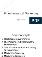 Pharmaceutical Marketing: Syllabus