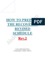 Recovery Schedule