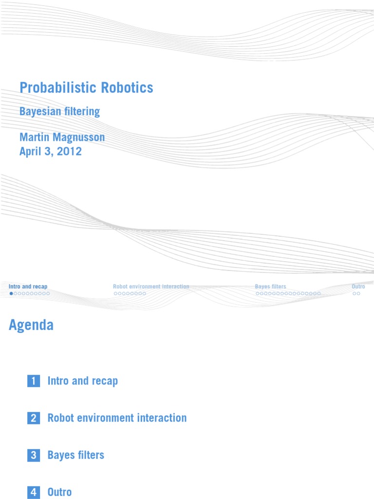 Bayes Filter PDF Probability Distribution Probability