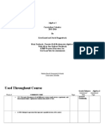 Algebra I Curriculum Calendar 2015-2016 by Kris Kuziel and David Roggenbuck