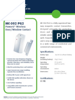 Visonic MC302PG Data Sheet
