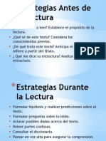 Estrategias de La Lectura