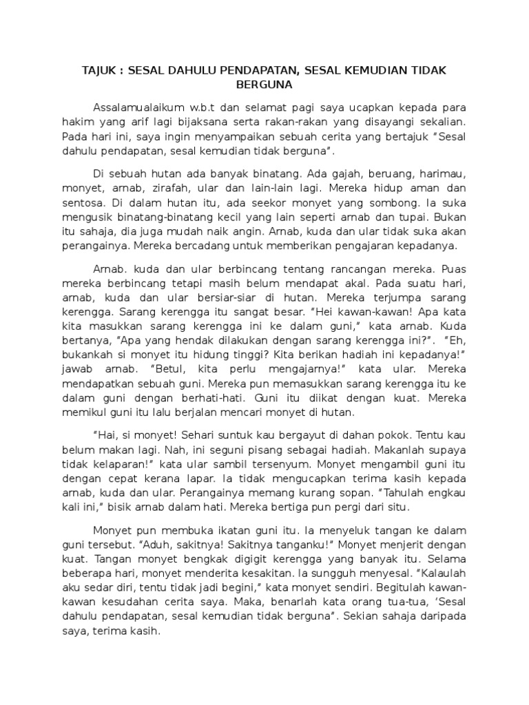 Skrip Bercerita Pdf