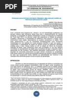 Pesquisa Qualitativa e Estudos Urbanos_uma Análise Sobre as Práticas Espaciais Do Lazer_rmmares_ Unesp