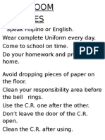 Classroom Rules