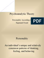 Psychoanalytic Theory - Freud