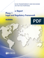 Peer Review Report Phase 1 Legal and Regulatory Framework: Albania