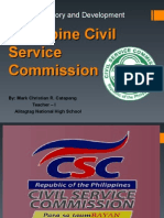 Civil Service Commission Report