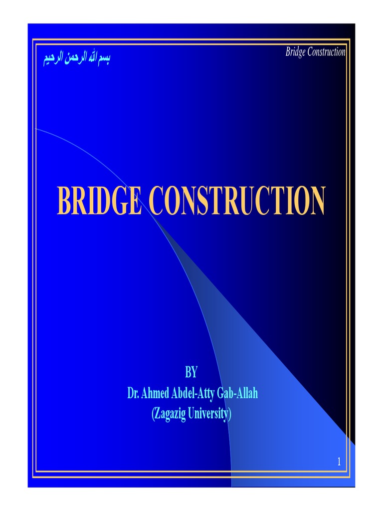 Bridge Construction Systems Overview | PDF | Precast Concrete ...