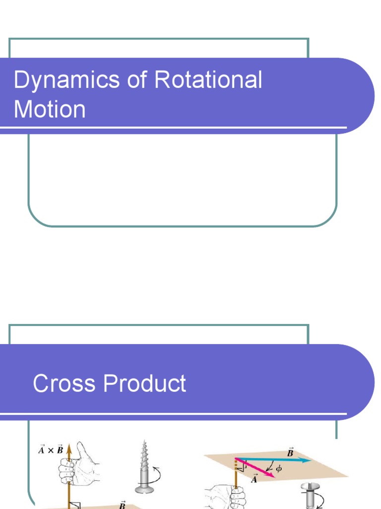 Rotational Dynamics Explained | PDF | Teaching Methods & Materials ...