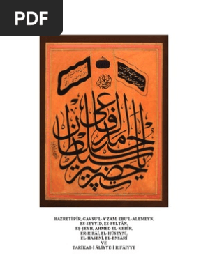 Ahmed Er Rufai Den Vaazlar Tasavvuf 003 Ahmed Er Rufai Kitapyurdu Com