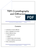 Chapter 3 and 4 TEM Crystallography and Diffraction