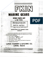 Manual de Partes y Servicio Caja Lufkin LMI56 Instruction Operation Manual and Spare Parts