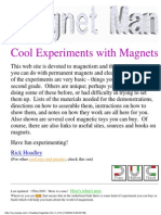 Magnet Experiments 2004