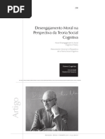 o Desengajamento Moral Na Perspectiva Da Teoria Social Cognitiva