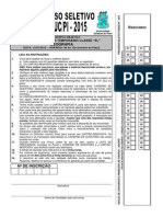 Prova Geografia Seduc2015