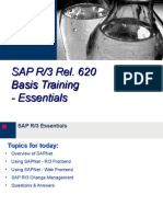 SAP R3 4.6 Basis Training - Day 2 - Essentials