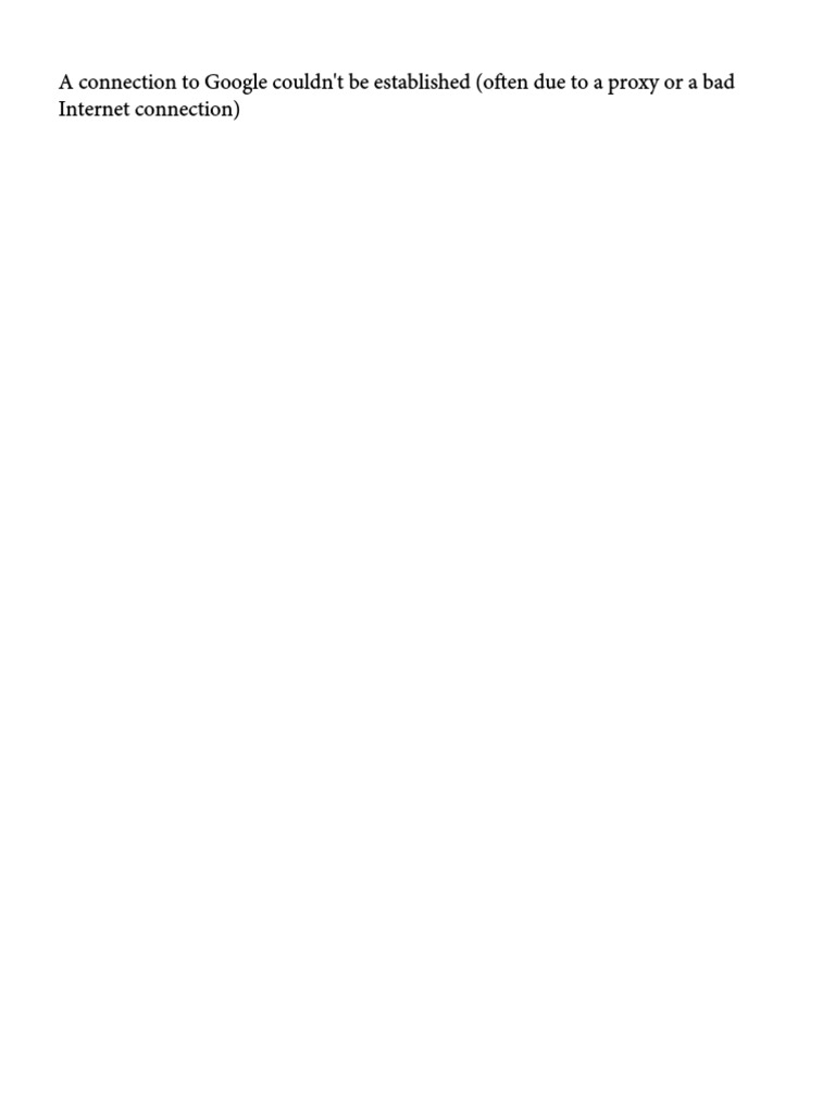 Google Meet Connection Issues | PDF