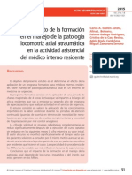 Impacto de La Formación en El Manejo de La Patología Locomotriz Axial Atraumática en La Actividad Asistencial Del Médico Interno Residente