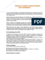 Evolução Histórica Do Direito Eleitoral Brasileiro Nas Co