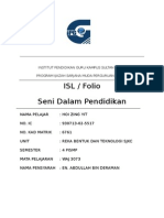 ISL / Folio Seni Dalam Pendidikan