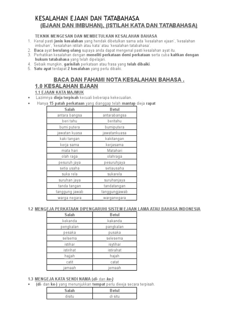 Kesilapan Dalam Ejaan Nama