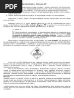 Descarte de Sangue Em Laboratório Clínico