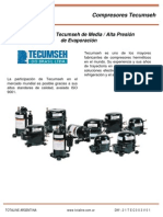 Manual Identficacion Del Compresor Tecumseh PDF