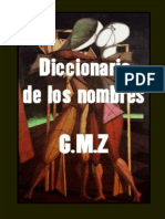 Diccionario diccionariio Los Nombres