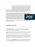 Demography and Population Growth