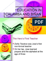 Early Education in Calamba and Biñan