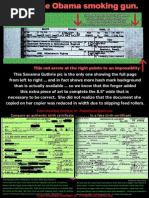 The Smoking Gun - New Additional Evidence Revealed Proving Obama Birth Certificate and PDF Document a Computer Made Forgery - by Paul Irey - 27 Jul 2015
