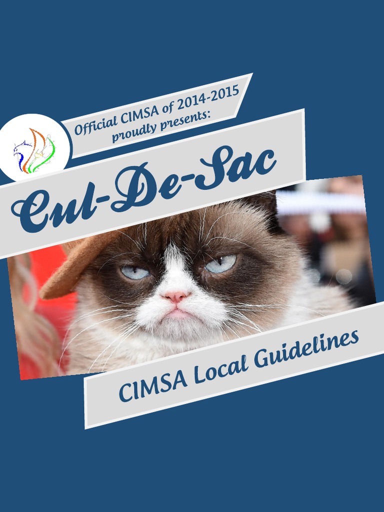 Culdesac - Cimsa Local Guidelines | PDF | Karier & Perkembangan ...