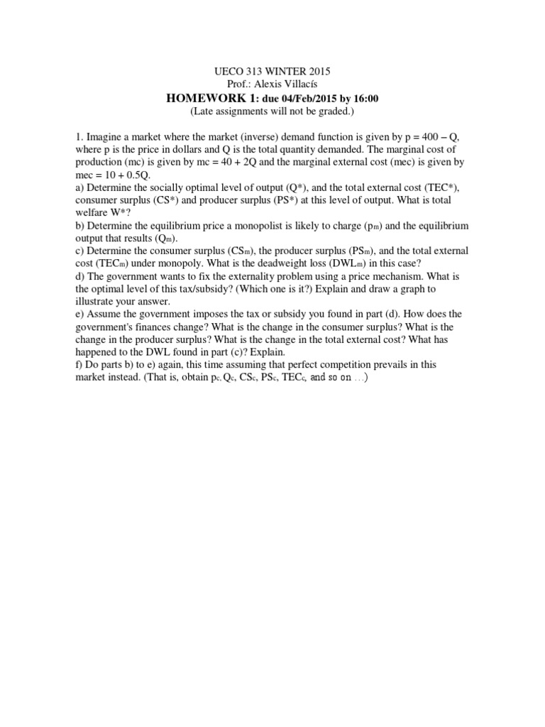 Homework 1:: Due 04/feb/2015 by 16:00 | PDF | Business | Finance ...