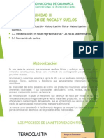 UNIDAD III METEORIZACION DE ROCAS Y SUELOS.pptx