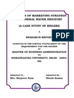 analysis o fmarketing strategy of mineral water industry-120305100341-phpapp02