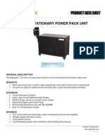 Cd-2100 Stationary Power Pack Unit: General Description Benefits