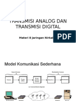 Materi 8 Jaringan Nirkabel Transmisi Analog Dan Transmisi Digital1