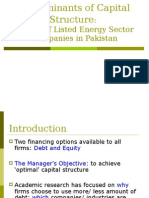 Determinants of Capital Structure - Presentation