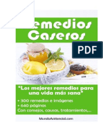 Remedios Caseros - Mundo Asistencial