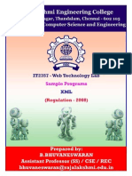 IT2357 - Web Technology Lab - XML