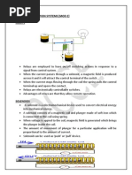 Electrical Actuation System