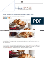 WWW Barbarabakes Com Julia Childs Croissants With Quick Blac