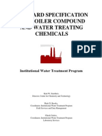 Standard Specification for Boiler Water Treatment Chemicals