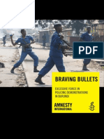 Braving Bullets; Excessive Force in Policing Demonstrations in Burundi - Amnesty, 22 Jul 2015