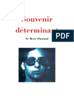 Souvenir Déterminant de René Daumal