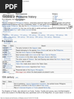 Timeline of Philippine History - Wikipedia, The Free Encyclopedia