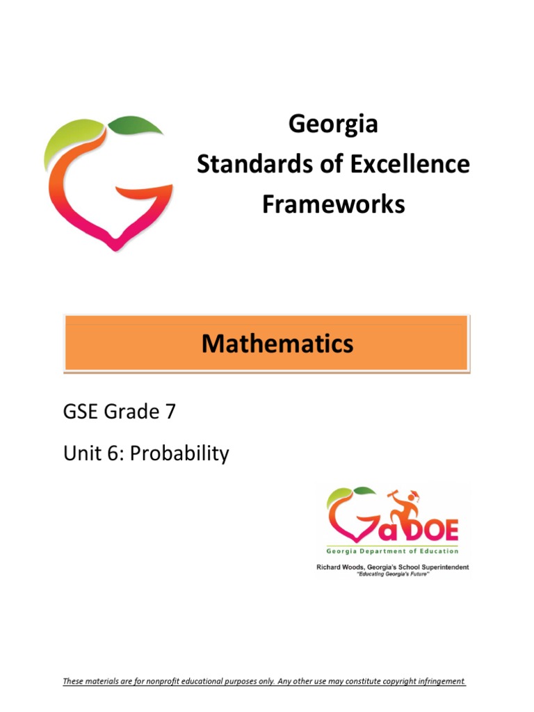 7th Math Unit 6 Pdf Probability Reason